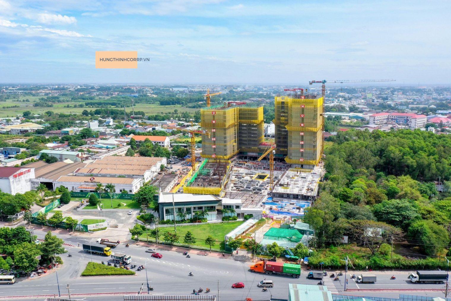 Read more about the article Cập nhật hình ảnh tiến độ xây dựng Lavita Thuận An tháng 02-2022