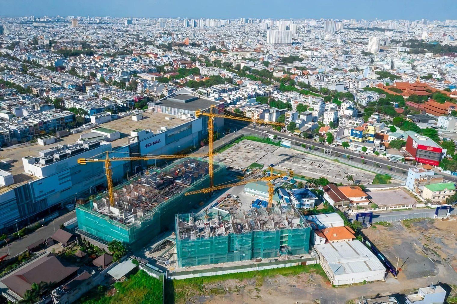 You are currently viewing Cập nhật tiến độ xây dựng dự án Aio City mới nhất